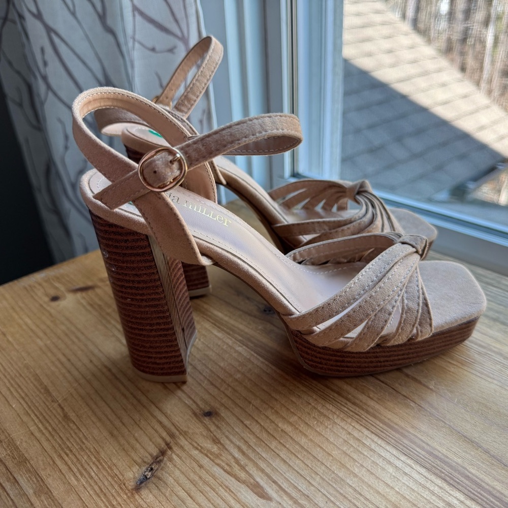 OLIVIA MILLER Chunky Boho Sandals 8 - Picture 7 of 7